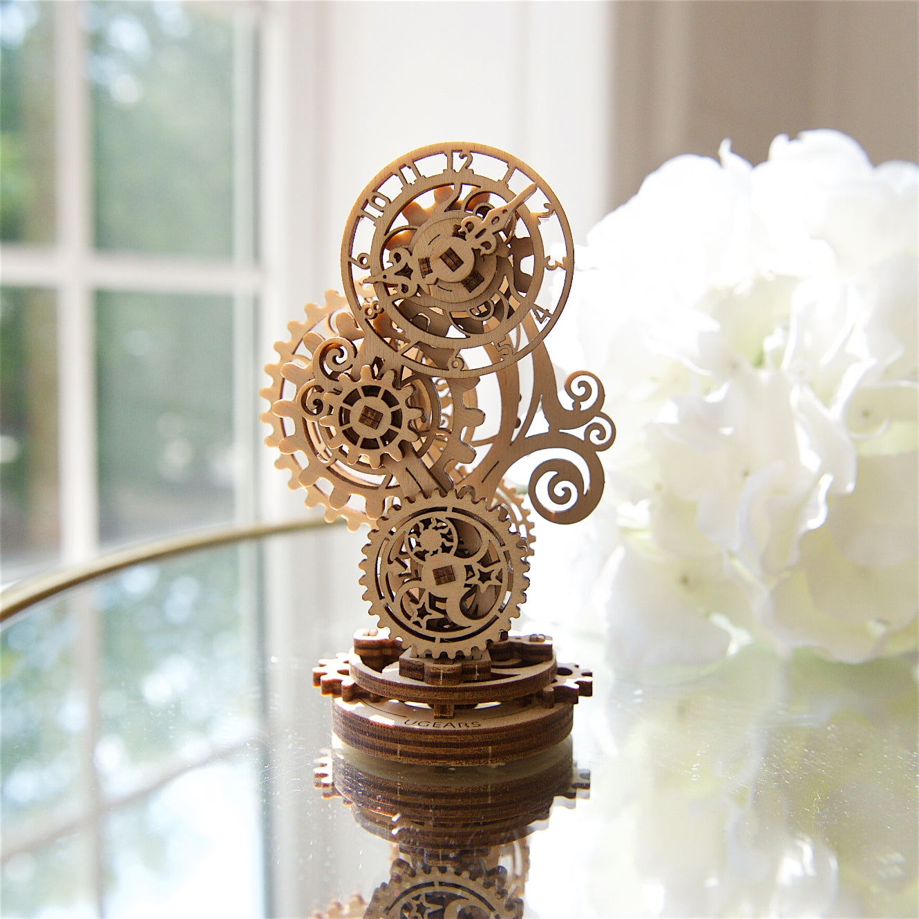 Clock Model Kit Steampunk Clock - mechanical model kit by UGears | Ugears.Online