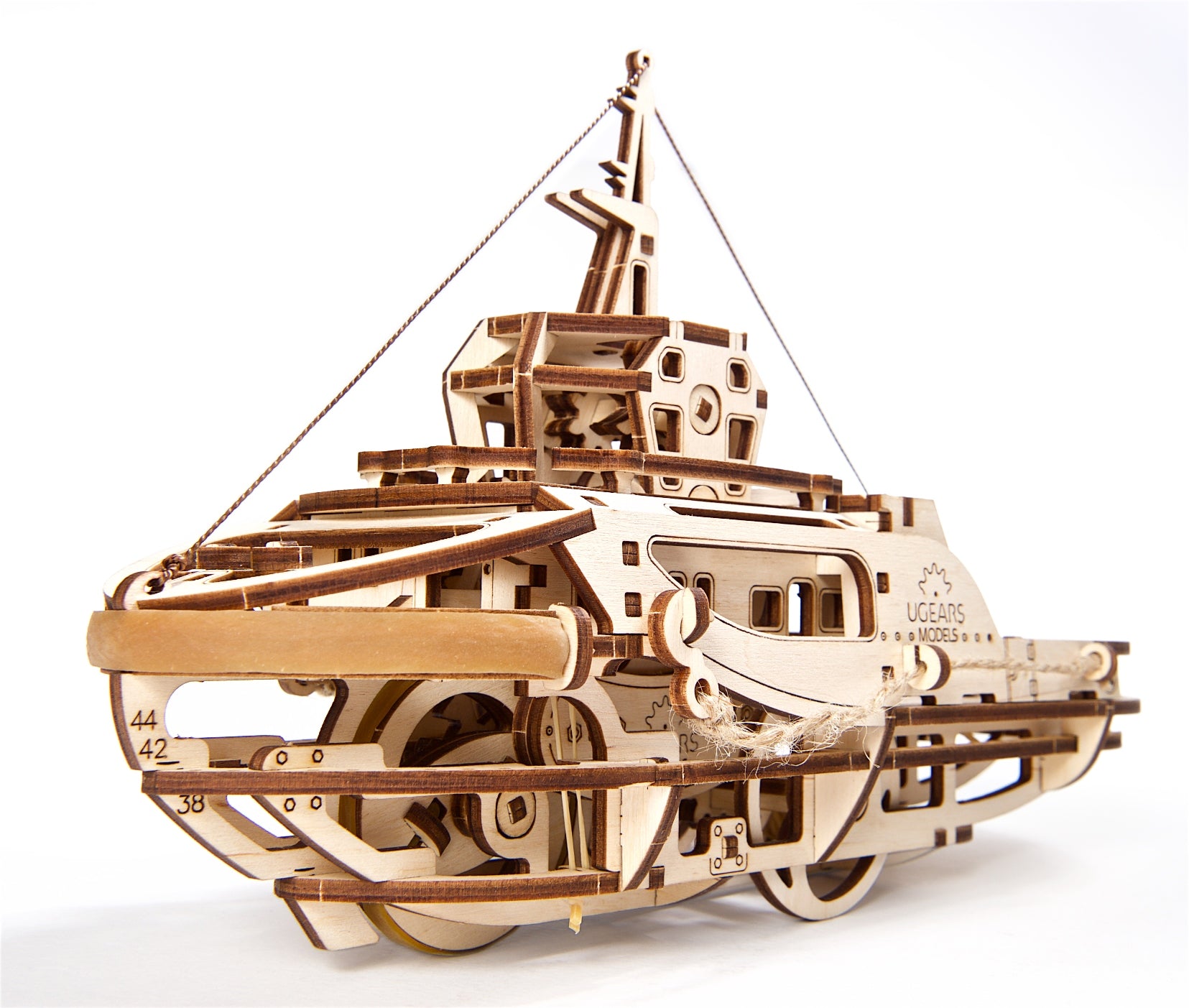 Tugboat Build Your Own Moving Model By Ugears Ugears Mechanical Models