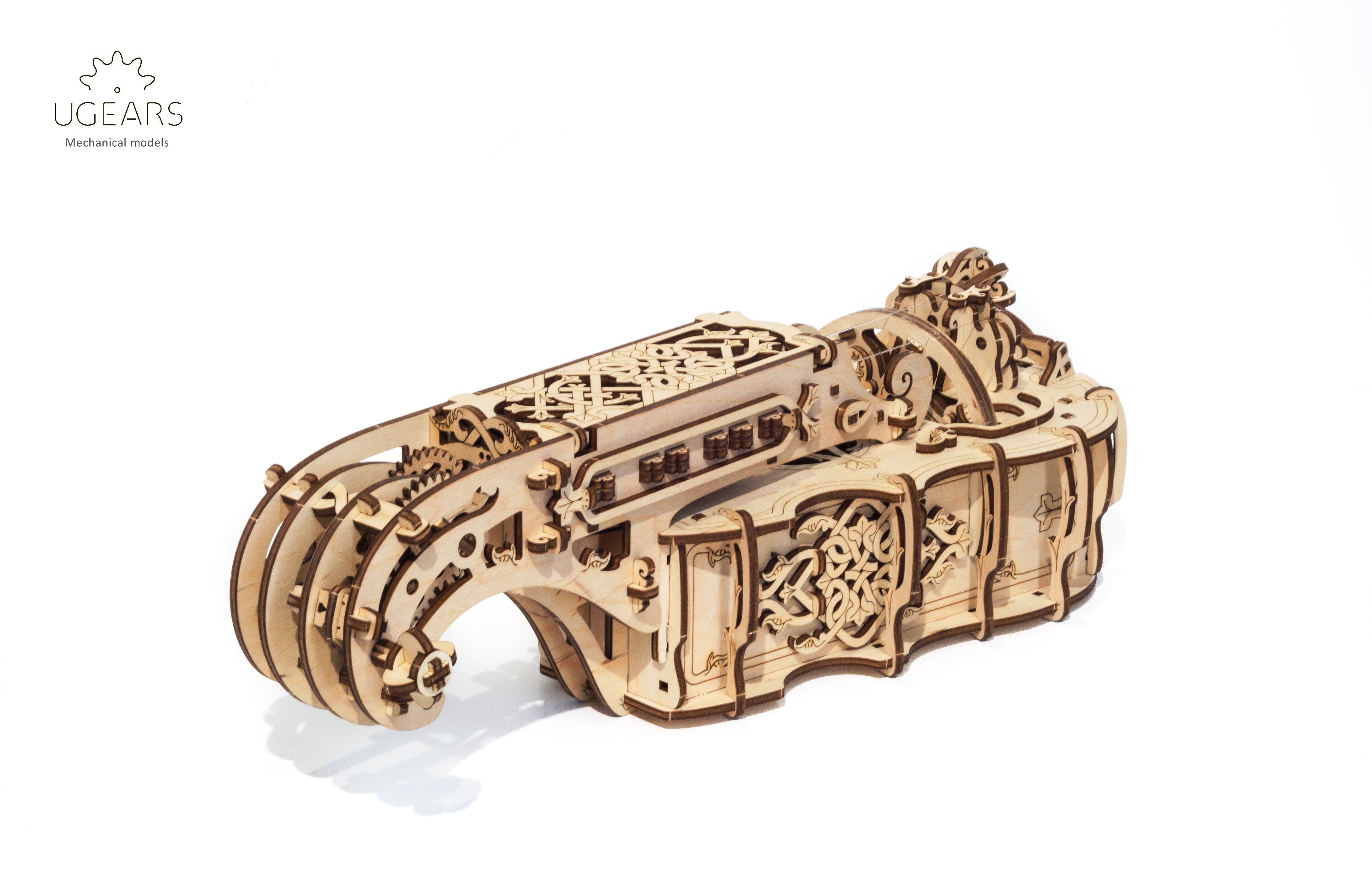 HurdyGurdy musical instrument by UGears UGEARS Mechanical Models