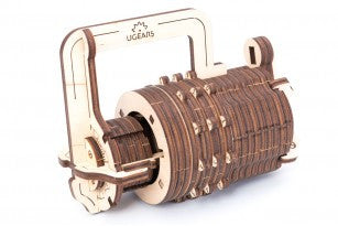 Сombination Lock - build your own working model by UGears - UGEARS Mechanical Models